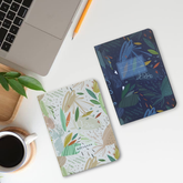 Abstract Mini Notebook | A6 Pocket Size | Ruled Pages | 100 Pages | Pack of 2