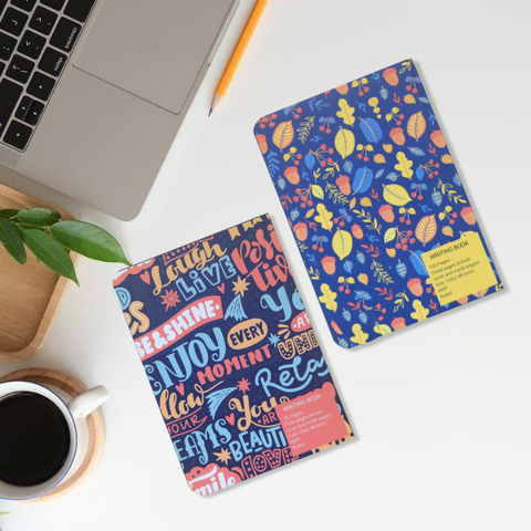 Dude Mini Notebook | A6 Pocket Size | Ruled Pages | 100 Pages | Pack of 2