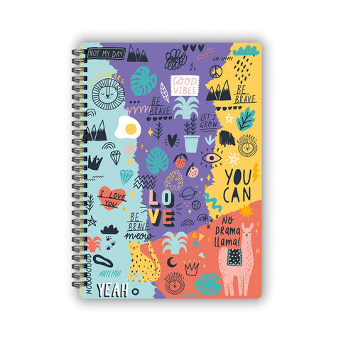 Ultra-Stylish Doodle A5 Diary | A5 Size | Premium Paper | Creative Notebook